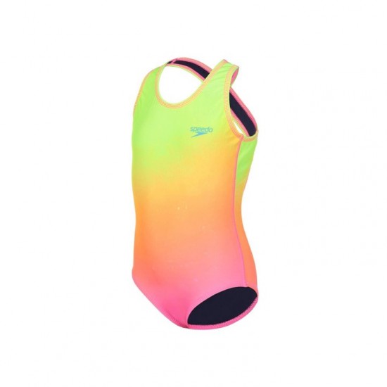 MAIÔ SPEEDO GLOW KIDS - AMARELO SPIRIT ROSA EUPHORIA